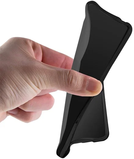Nokia 6 (2018) TPU Hoesje Zwart afbeelding 3