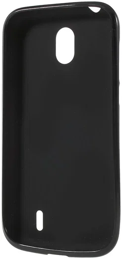 Nokia 1 TPU Hoesje Zwart afbeelding 2