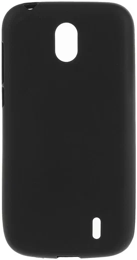 Nokia 1 TPU Hoesje Zwart afbeelding 3