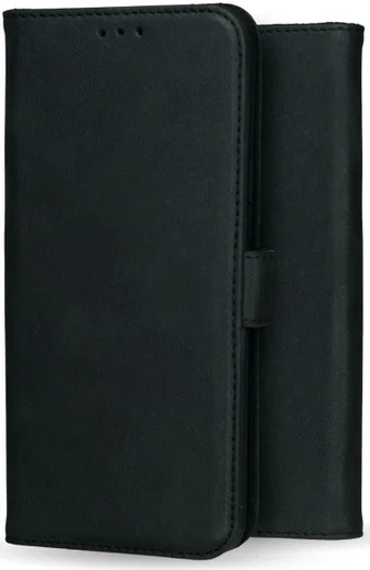 Rosso Deluxe OnePlus 6 Hoesje Echt Leer Book Case Zwart afbeelding 8