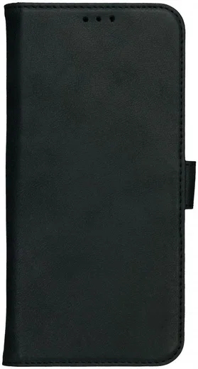 Rosso Deluxe OnePlus 6 Hoesje Echt Leer Book Case Zwart afbeelding 12