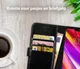 Rosso Element LG G7 Hoesje Book Cover Zwart afbeelding 9