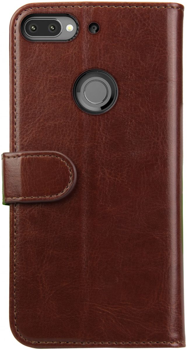 Rosso Element HTC Desire 12 Hoesje Book Cover Bruin afbeelding 4