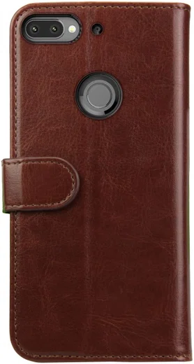 Rosso Element HTC Desire 12 Hoesje Book Cover Bruin afbeelding 4
