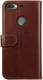 Rosso Element HTC Desire 12 Hoesje Book Cover Bruin afbeelding 4