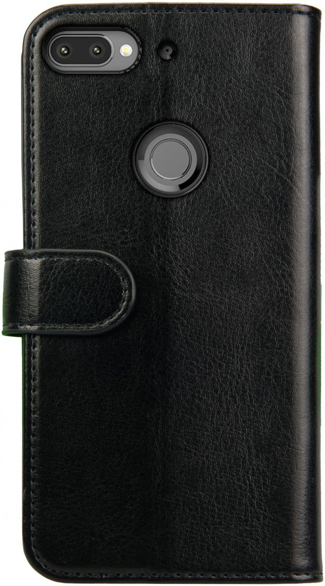 Rosso Element HTC Desire 12 Hoesje Book Cover Zwart afbeelding 4