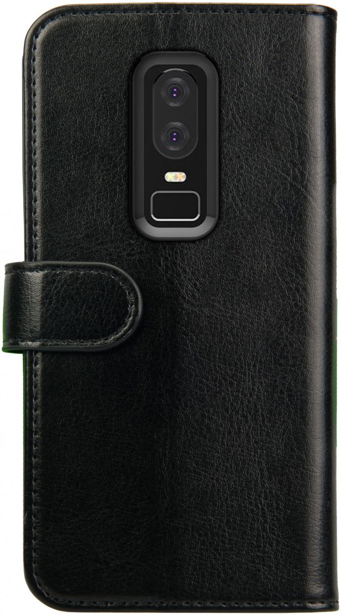 Rosso Element OnePlus 6 Hoesje Book Cover Zwart afbeelding 2