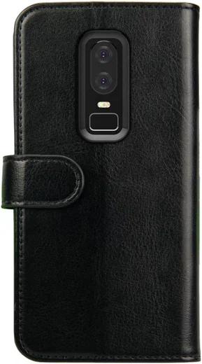 Rosso Element OnePlus 6 Hoesje Book Cover Zwart afbeelding 2