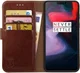 Rosso Element OnePlus 6 Hoesje Book Cover Bruin afbeelding 1