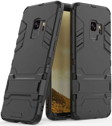 Hybride Samsung Galaxy S9 Hoesje Zwart afbeelding 2