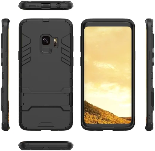 Hybride Samsung Galaxy S9 Hoesje Zwart afbeelding 9