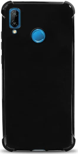 Huawei P20 Lite Hoesje met Bumper Zwart afbeelding 2