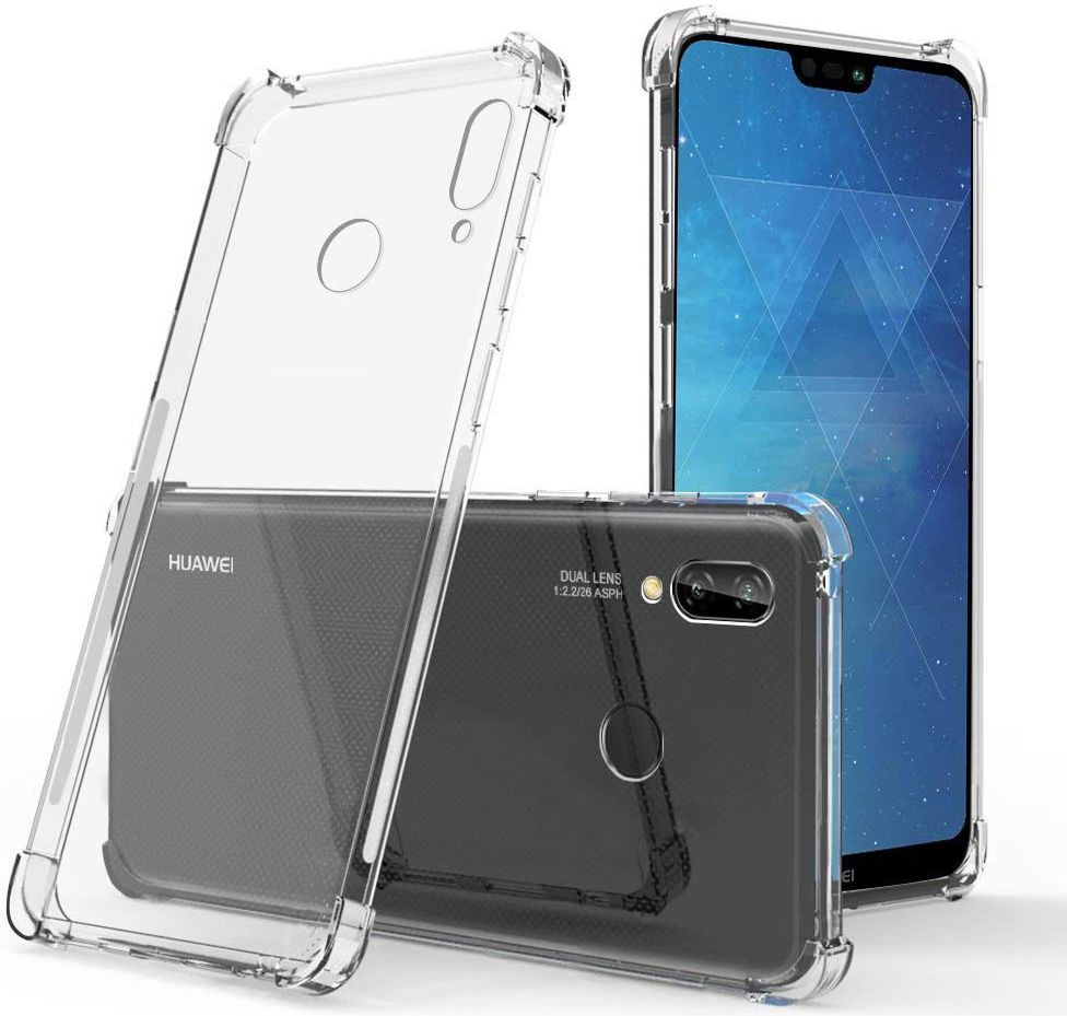 Huawei P20 Lite Hoesje met Bumper Transparant afbeelding 1