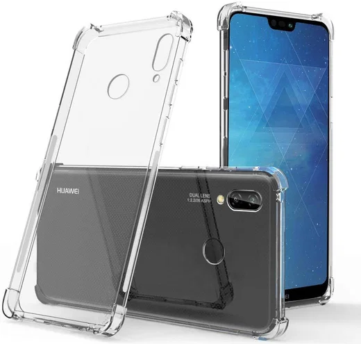 Huawei P20 Lite Hoesje met Bumper Transparant afbeelding 1