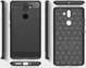 Nokia 8 Sirocco Geborsteld TPU Hoesje Zwart afbeelding 9