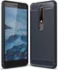 Nokia 6 (2018) Geborsteld TPU Hoesje Blauw afbeelding 1