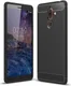 Nokia 7 Plus Geborsteld TPU Hoesje Zwart afbeelding 1