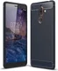 Nokia 7 Plus Geborsteld TPU Hoesje Blauw afbeelding 1