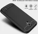 Nokia 1 Geborsteld TPU Hoesje Zwart afbeelding 5