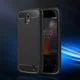 Nokia 1 Geborsteld TPU Hoesje Zwart afbeelding 6