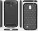 Nokia 1 Geborsteld TPU Hoesje Zwart afbeelding 8
