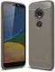 Motorola Moto E5 Geborsteld TPU Hoesje Grijs afbeelding 1