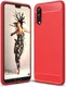 Huawei P20 Geborsteld TPU Hoesje Rood afbeelding 1