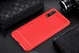 Huawei P20 Geborsteld TPU Hoesje Rood afbeelding 2