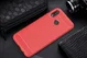 Huawei P20 Lite Geborsteld TPU Hoesje Rood afbeelding 2