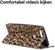 Huawei P Smart Portemonnee Hoesje met Luipaard Print afbeelding 5
