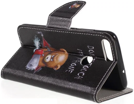 Huawei P Smart Portemonee Hoesje met Teddy Print afbeelding 8