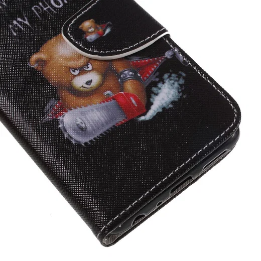 Huawei P Smart Portemonee Hoesje met Teddy Print afbeelding 10