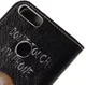 Huawei P Smart Portemonnee Hoesje met Don't Touch My Phone Print afbeelding 12