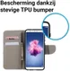 Huawei P Smart Portemonee Hoesje met Vlinders Print afbeelding 5