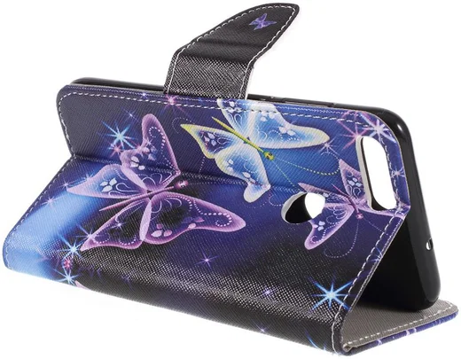 Huawei P Smart Portemonee Hoesje met Vlinders Print afbeelding 8
