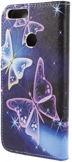 Huawei P Smart Portemonee Hoesje met Vlinders Print afbeelding 9