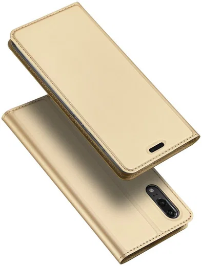 Dux Ducis Huawei P20 Bookcase Hoesje Goud afbeelding 4
