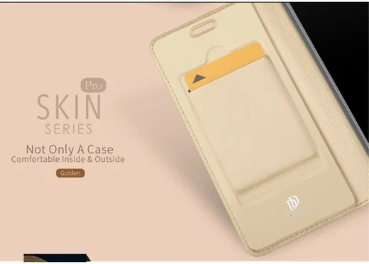 Dux Ducis Huawei P20 Bookcase Hoesje Goud afbeelding 7