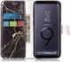 Samsung Galaxy S9 Portemonnee Hoesje Goud Marmer Print afbeelding 2