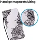 Huawei P Smart Portemonnee Hoesje met Bloem Print afbeelding 3