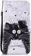 Huawei P Smart Portemonnee Hoesje met Poes Print afbeelding 1