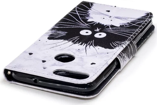 Huawei P Smart Portemonnee Hoesje met Poes Print afbeelding 10