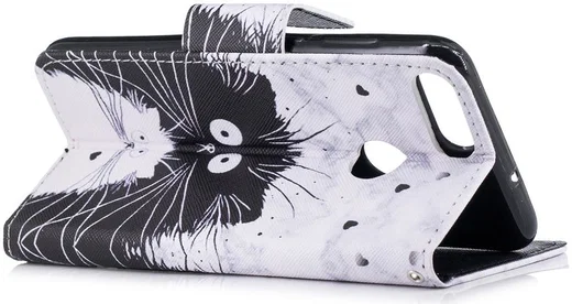 Huawei P Smart Portemonnee Hoesje met Poes Print afbeelding 8