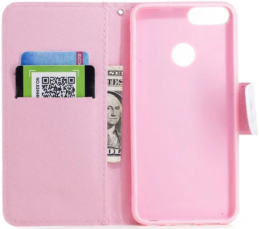 Huawei P Smart Portemonnee Hoesje met Dromenvanger Print afbeelding 3