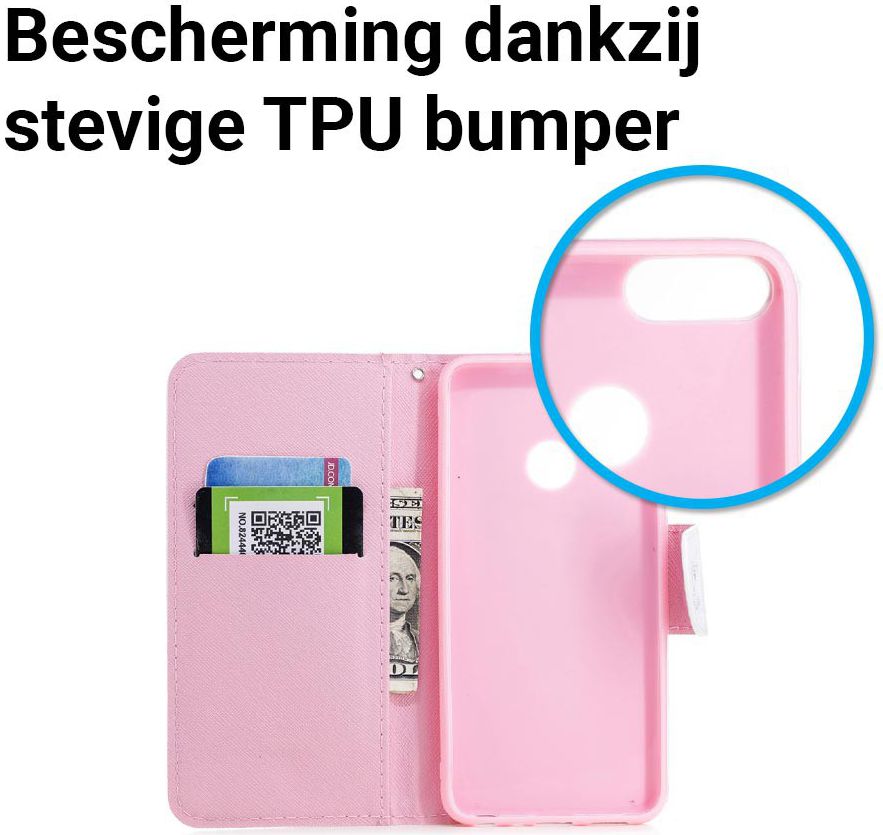 Huawei P Smart Portemonnee Hoesje met Dromenvanger Print afbeelding 4