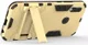 Huawei P20 Lite Hybride Hoesje met Standaard Goud afbeelding 2