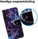 Huawei P20 Lite Portemonnee Hoesje met Print Vlinders afbeelding 3