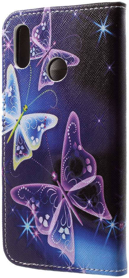 Huawei P20 Lite Portemonnee Hoesje met Print Vlinders afbeelding 7