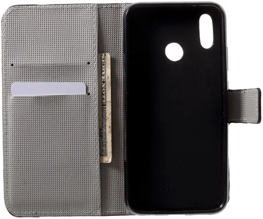 Huawei P20 Lite Portemonnee Hoesje met Print Blossom afbeelding 10