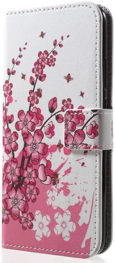 Huawei P20 Lite Portemonnee Hoesje met Print Blossom afbeelding 8